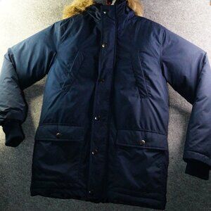Old Navy Hooded Parka Blue Size L (10-12) Kids Jacket – Preowned